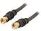 BYTECC RG6-3 3 ft. Coaxial Cable, Black with Gold Plating F Connector 3 Male to Male