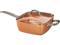 Tayama TCSP-10 Induction Square Pan, Medium, Copper