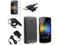 Clear Crystal Hard Case Cover+LCD+2 Charger+Cable compatible with Samsung© Galaxy Nexus i9250