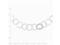Sterling 20in Silver Circle Link Necklace