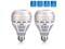 SANSI 22W (250-200W Equivalent) LED Light Bulbs, A21, Omni-directional, Ceramic Body, 3000 lumens, 3000K Warm white, CRI 80+, E26 Medium Screw Base, General Lighting, Pack of 2