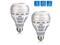 SANSI 27W (250 Watt Equivalent) A21 Omni-directional Ceramic LED Light Bulbs, 4000 Lumens, 3000K Soft Warm White Light, E26 Medium Screw Base Floodlight Bulb, Home Lighting, Non-dimmable (2 Pack)