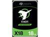 Seagate 18TB Exos X18 7200 RPM SATA 6Gb/s 256MB Cache 3.5-Inch Enterprise Hard Drive HDD (ST18000NM000J)