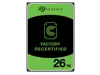 Seagate (Recertified) Exos X 26TB Internal Hard Drive HDD - 3.5 In CMR SATA 6Gb/s, 7200 RPM, 512MB Cache, 2.5M MTBF (ST26000NM000C)