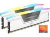 CORSAIR Vengeance RGB 32GB (2 x 16GB) 288-Pin PC RAM DDR5 6400 (PC5 51200) Desktop Memory Model CMH32GX5M2N6400C36W