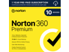 Norton 360 Premium 2024 - 10 Devices - 1 Year with Auto Renewal, - Download