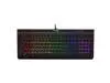 HyperX Alloy Core RGB - Membrane Gaming Keyboard, Comfortable Quiet Silent Keys with RGB LED Lighting Effects, Spill Resistant, Dedicated Media Keys, Compatible with Windows 10/8.1/8/7 - Black