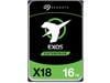 Seagate Exos 16TB Enterprise HDD X18 SATA 6Gb/s 512e/4Kn 7200 RPM 256MB Cache 3.5" Internal Hard Drive (ST16000NM000J)