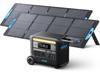 Anker SOLIX F2000 Portable Power Station, PowerHouse 767, 2048Wh GaNPrime Solar Generator with 2×200W Solar Panels, LiFePO4 Batteries, 4 AC Outlets Up to 2400W for Home, Power Outage, Outdoor Camping