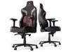 EUREKA ERGONOMIC "Official Blast Competition Chair" Python II Gaming Chair, Ergonomic Chair with Built-in 4D Adjustable Lumbar Support Red