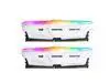 DDR4 RAM Gigastone White RGB Game PRO Desktop RAM 16GB (2x8GB) DDR4 16GB DDR4-3200MHz PC4-25600 CL16 1.35V 288 Pin Unbuffered Non ECC UDIMM for PC Gaming Desktop Memory Module (Desktop ONLY)