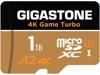 [5-Yrs Free Data Recovery] Gigastone 1TB Micro SD Card, 4K Game Turbo, R/W up to 160/140 MB/s, MicroSDXC Memory Card for Nintendo-Switch, GoPro, Action Camera, DJI, UHD Video UHS-I U3 A2 4K C10