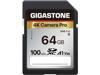 GIGASTONE 64GB SD Card V30 SDXC Memory Card High Speed 4K Ultra HD UHD Video Compatible with Canon Nikon Sony Pentax Kodak Olympus Panasonic Digital Camera with 1 Mini case