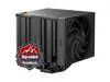 PCCOOLER CPS RZ820 Dual Tower CPU Air Cooler, 8 Heat Pipes, 290W TDP, Magnetic Aluminum ARGB Top Cover, 165mm Tall, 120mm & 140mm PWM Fans, for Intel LGA 1851/1700/1200/115X/20XX & AMD AM5/AM4, Black
