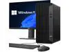 HP ProDesk 600 G6 Tower Desktop PC, Intel Hexa Core i5-10500 10th Gen. Processor up to 4.50 GHz, 16GB DDR4 Ram, 256GB Nvme,24 Inch Monitor,Keyboard & Mouse, Built-in Wi-Fi, Windows 11 Professional