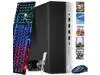 HP 800 G4 SFF Desktop Computer PC, Intel Quad Core i5-8500 upto 4.10GHz, 32GB DDR4 Ram, 1TB SSD, NVIDIA GT1030, Wi-Fi, RGB Keyboard & Mouse, Windows 11 Professional (Refurbished)