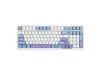 EPOMAKER x Aula F99 Wireless Mechanical Keyboard, Hot Swappable Gasket Custom Gaming Keyboard with Five-Layer Padding, Bluetooth/2.4GHz/USB-C, 8000mAh Battery (White Light Blue, Nimbus V3 Switch)