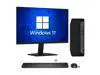 HP Computer Combo ProDesk 600 G6 SFF Windows 11 Pro Desktop PC | 24 inch Monitor | Intel Hexa-Core i5 10th Gen Processor | 32GB DDR4 RAM | 1TB NVMe SSD | WIFI, Bluetooth | DP to HDMI Adapter - Black