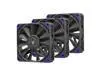 Super Flower, MEGACOOL Forward&Reverse 120mm fan, 3pcs pack,12-pole motor, PWM, Black/Grey , Computer Case Fan, Anti-Vibration Mounting Pads, SF-RF121-BK_3P, 30mm depth