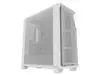 Super Flower Zillion Direct ATX Mid Tower Case, Patent Slope For Direct Airflow To GPU, All Mesh Panel Design for High Airflow Performance, USB 3.0 & Type-C, White, Steel