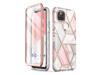 i-Blason Cosmo Series for Google Pixel 4a 5G Case 6.2 inch (2020), Slim Full-Body Stylish Protective Case with Built-in Screen Protector (Marble)