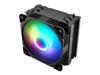 Vetroo V5 Black CPU Air Cooler w/ 5 Heat Pipes 120mm PWM Processor 150W TDP Cooler for Intel LGA 1700/1200/115X AMD Ryzen AM4 Socket w/Addressable RGB Sync