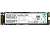 HP EX900 Plus 256GB NVMe SSD - GEN 3.0 X 4 PCIe 8Gb/s 3D NAND M.2 Cache Internal Solid State Drive Up to 2000 MB/s - 35M32AA#ABA