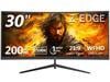 Z-EDGE 30 inch UWFHD 2560 x 1080 21:9 Ultra Wide 200 Hz 1 ms 1500R Curved Gaming Monitor, FreeSync Compatible, PIP / PBP, HDMI x 2, DP x 2, Supports Wall Mount
