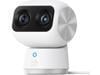 eufy Security Indoor Cam S350, Dual Cameras, 4K UHD Resolution Security Camera with 8× Zoom and 360° PTZ, Human/Pet AI, Ideal for Baby Monitor/Pet Camera/Home Security, Dual-Band Wi-Fi 6, Plug in