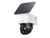 eufy Security SoloCam S340, Solar Security Camera, Wireless Outdoor Camera, 360 Degree Pan & Tilt Surveillance, No Blind Spots, 2.4 GHz Wi-Fi, No Monthly Fee, HomeBase S380 Compatible (Renewed)