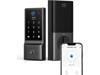 eufy Security Smart Lock C220, Fingerprint Keyless Entry Door Lock, Built-in Wi-Fi, App Remote Control, Front Door Smart Lock Deadbolt, 8Months Battery, Reliable Power, IP53 Waterproof (Renewed)
