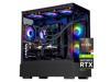 IPASON   Gaming Desktop, Ryzen 7 5700X, NVIDIA RTX 4060 ,32GB DDR4 RAM, 1TB M.2 NVMe SSD ,Windows 11 home,WIFI, Liquid Cooler ,  ARGB Fans , Pc for Gaming DesignOffice , Prebuilt Gaming Pc