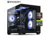 IPASON Gaming Desktop PC , Ryzen5 9600X, Geforce RTX 5060 8G ,MSI B650M 32GB DDR5 1TB NVMe SSD, 650W GOLD PSU, Wi-Fi,Liquid Cooler,ARGB Fans , Windows 11  ,Prebuilt Gaming Pc New compute