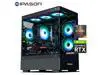 IPASON Xelra Gaming Desktop PC,AMD Ryzen5 9600X,Geforce RTX 5060 8G,32GB DDR5,1TB NVMe SSD,Wi-Fi,Windows 11 Home,Black Prebuilt Pc Computer