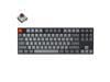 Keychron K8 Hot-swappable Wireless Bluetooth 5.1/Wired USB Mechanical Gaming Keyboard, Tenkeyless 87 Keys White LED Backlight Computer Keyboard Gateron Brown Switch N-Key Rollover for Mac Windows