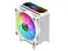 SAMA CPU Air Cooler 4 Heat Copper Pipe 120mm Cooling Fan Addressable RGB Aluminum PC CPU Heatsink for Intel 775/115X/1700/1200/1366 AMD FM2+/FM2/FM1/AM4/AM3/M2+/AM2/AM5
 White