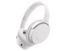 Srhythm NC35 Noise Cancelling Headphones Wireless Bluetooth 5.3, Fast Charge Over-Ear Lightweight Headset with Microphones,Mega Bass 50+ Hours Playtime White
