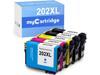 myCartridge 202XL 202 XL Ink Cartridge for Epson Workforce WF-2860 Expression Home XP-5100 Printer (Black, Cyan, Magenta, Yellow, 5-Pack)