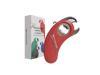 Kitchen Mama Epic One Multifunctional Opener: A Pick Ergonomic Opener- Magnetic Bottle Opener, Beer & Soda Can Opener, Pull Tab Opener, Jar Opener for Weak Hands and Arthritis, Funny Gift (Red)