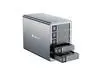 Yottamaster 5 Bay RAID External Hard Drive Enclosure 2.5" 3.5" USB3.0 to SATA HDD SSD Enclosure,Support 90TB & RAID 0/1/5/10/JBOD RAID Mode Hard Drive RAID Storage for NAS Expansion