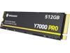 Yottamaster Y7000Pro 512GB SSD M.2 PCIe 4.0, Up to 7000MB/s, M.2 2280 NVMe Internal Solid State Drive with 3D QLC NAND Flash, Upgrade Storage for PS5, PC Computer, Laptop, Gaming