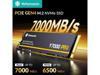 Yottamaster 512G Gaming-grade SSD M.2 2280, featuring M.2 PCIe 4.0 NVMe interface with Xtacking 3.0 architecture TLC flash memory chips, HMB mechanism, third-generation Agile ECC, detachable heatsink.