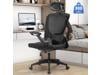 Ergonomic Office Chair, KERDOM Breathable Mesh Desk Chair, Lumbar Support Computer Chair with Headrest and Flip-up Arms, Swivel Task Chair, Adjustable Height Gaming Chair