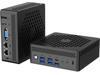 NEOSMAY Fanless Desktop pc With Type-C DC in(Support PD Function),Celeron N150 max 3.6GHz,16GB DDR4 RAM 512GB SSD,2 x1000mbps RJ45 LAN,WiFi 6,BT 5.2,DP+HD+VGA 4k Triple Display,Type-C,5xUSB3.2,MINI PC
