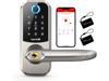 Smart Lock,Hornbill Fingerprint Keyless Entry Locks with Touchscreen Keypad,Bluetooth Front Door Lock,Electronic Digital Deadbolt with Reversible Handle,Free App,IC Card, Code,Wireless Lock