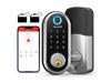 Smart Lock, Hornbill Fingerprint Deadbolt Lock with Touchscreen Keypad, Keyless Entry Front Door Lock, Bluetooth Electronic Digital Lock with App Control, Auto Lock, Keys, IC Cards and Code for Homes