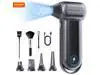 WOLFBOX MF100 Cordless Air Duster, 150000RPM High-Speed, Rechargeable, 3-Speed Mini Blower for PC, Keyboard, Outdoor Use, Snow & Auto Cleaning - Long-Lasting Battery