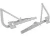 Ecotric Replacement Attic Ladder Hinge Arms Compatible with 2010-UP Werner Mk 5, WU2210, W2208, W2210 Thick Zinc Attic Ladders Spreader- Pair