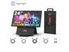 Hyangin D1 23.8" Laptop Screen Extender  FHD 1080P IPS Monitor, 100Hz, Portable Dual Screen with USB-C, HDMI, HDR, VESA Mount, Foldable Stand, 90° Rotation, for Work, Travel, Gaming, DeX, EMUI, TNT