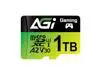 AGI 1TB TF138 MicroSD Memory, High-Capacity Storage Suit for Gaming. MicroSDXC A2 U3 V30 4K UHS-I U3 (Read Speed up to 170 MB/s, Write Speed up to 160 MB/s) with SD Card Adapter AGI 1TB TF138 MicroSD Memory, High-Capacity Storage Suit for Gaming. MicroSDXC A2 U3 V30 4K UHS-I U3 (Read Speed up to 170 MB/s, Write Speed up to 160 MB/s) with SD Card Adapter